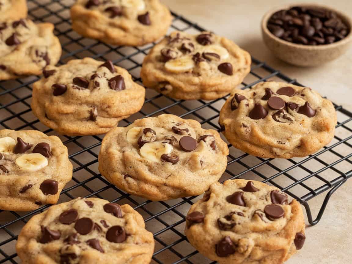 15 Delicious Coffee and Banana Recipes for Quick and Easy Bakes 10 10. Banana Mocha Chip Cookies