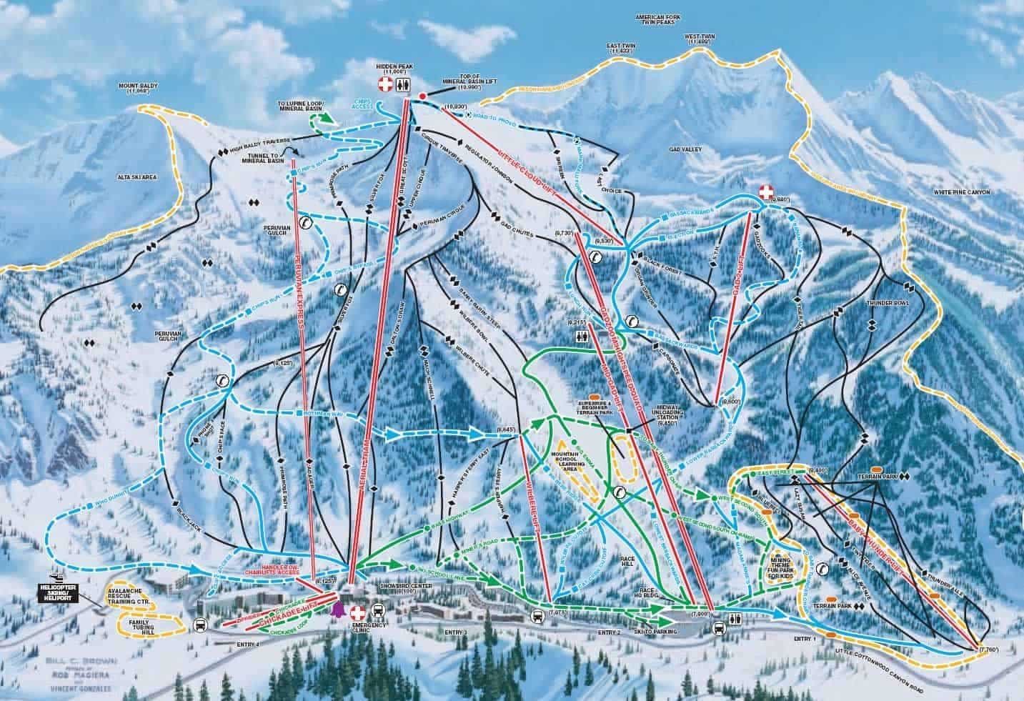 Liftkort, Snowbird, Utah