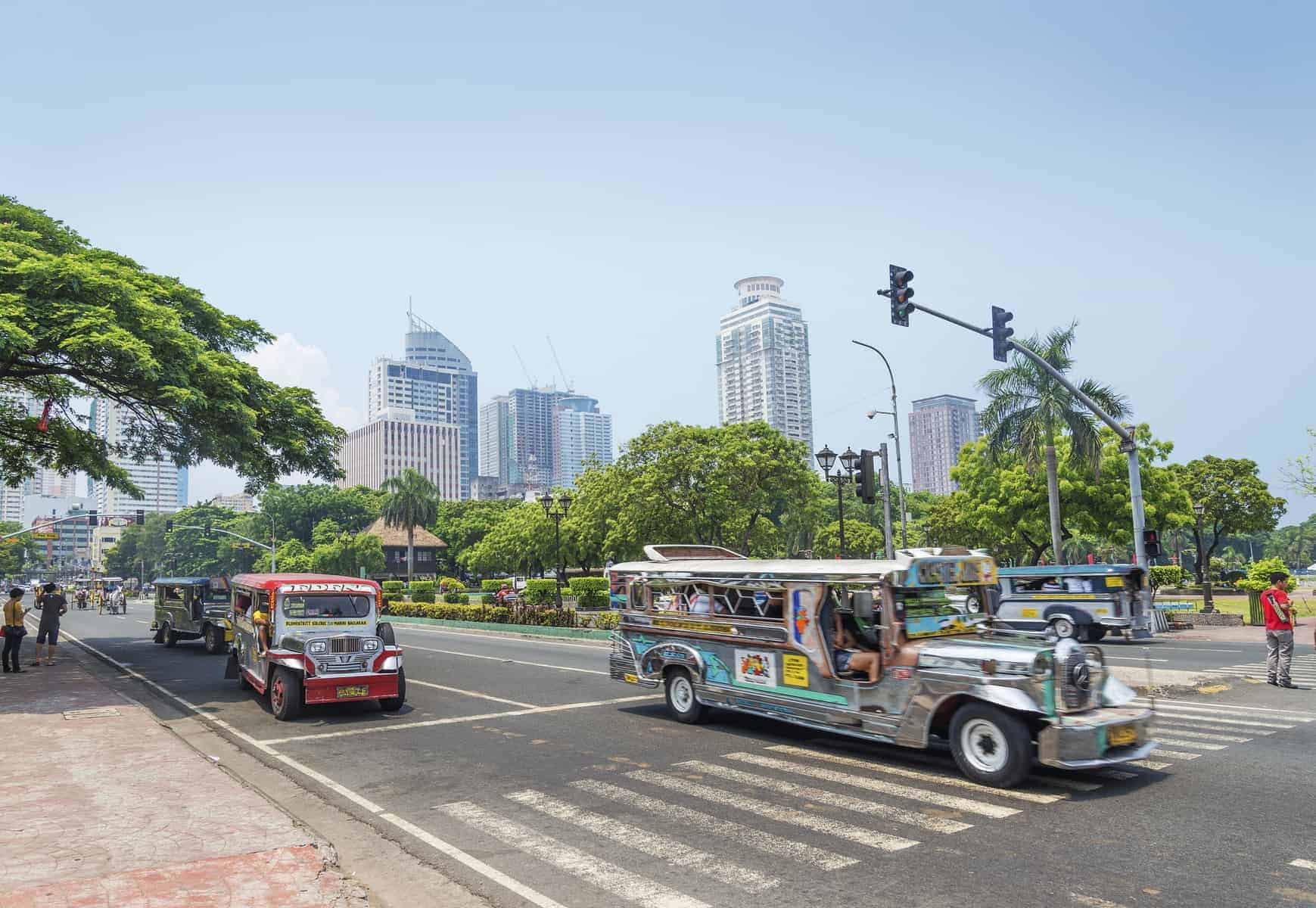 Jeepneys i Manila