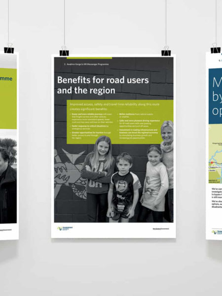 Poster designs for a public engagement campaign by Wonderlab