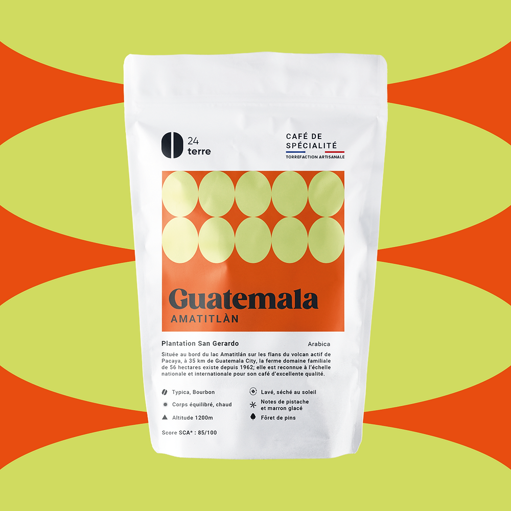 24terre guatemala café grains motif