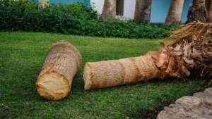 cut a palm tree down