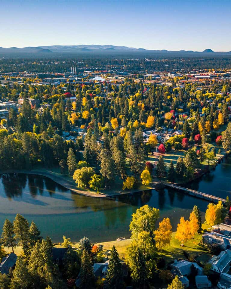 An image that shows Aerial Bend Fall Blog 768x960