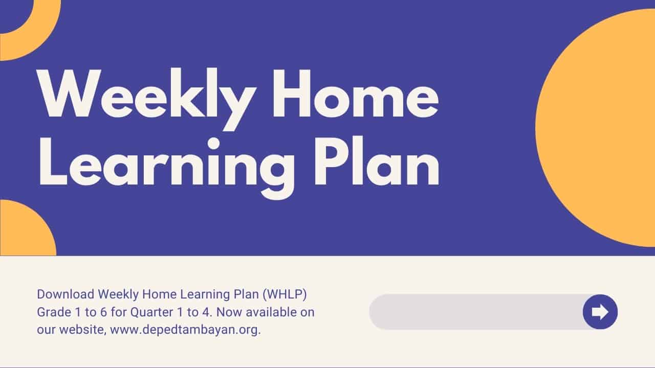 Weekly Home Learning Plan