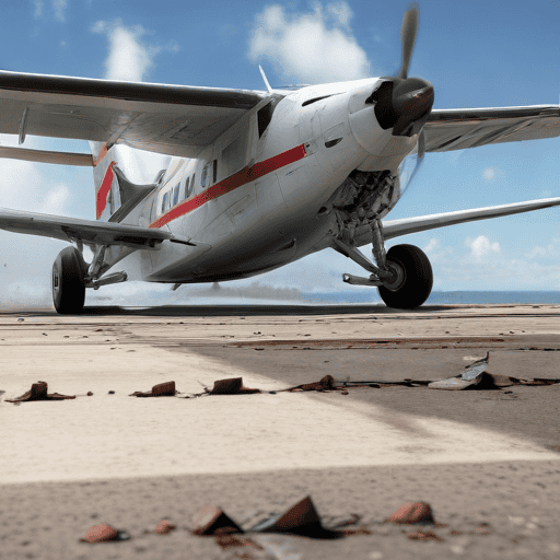 Illustration of Aircraft Accident at Yasawa Aerodrome