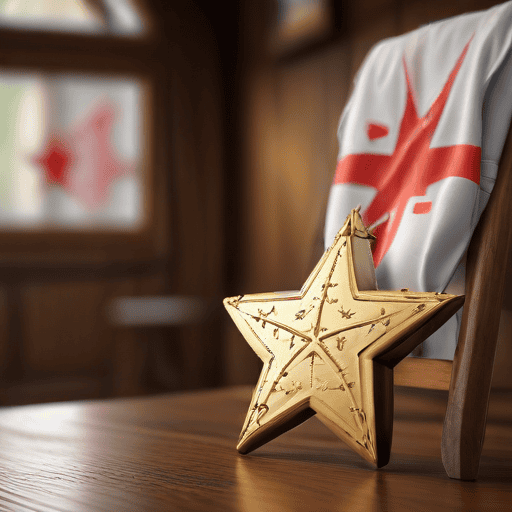 Illustration of Nursing star shines bright