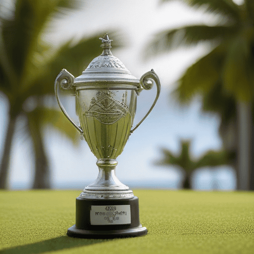 Illustration of Sharma wins inaugural golf meet