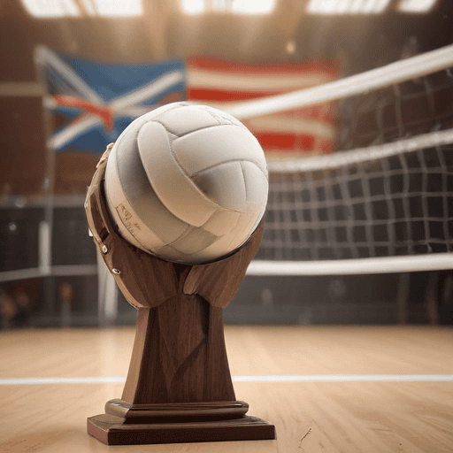 Illustration of Army wins volleyball meet