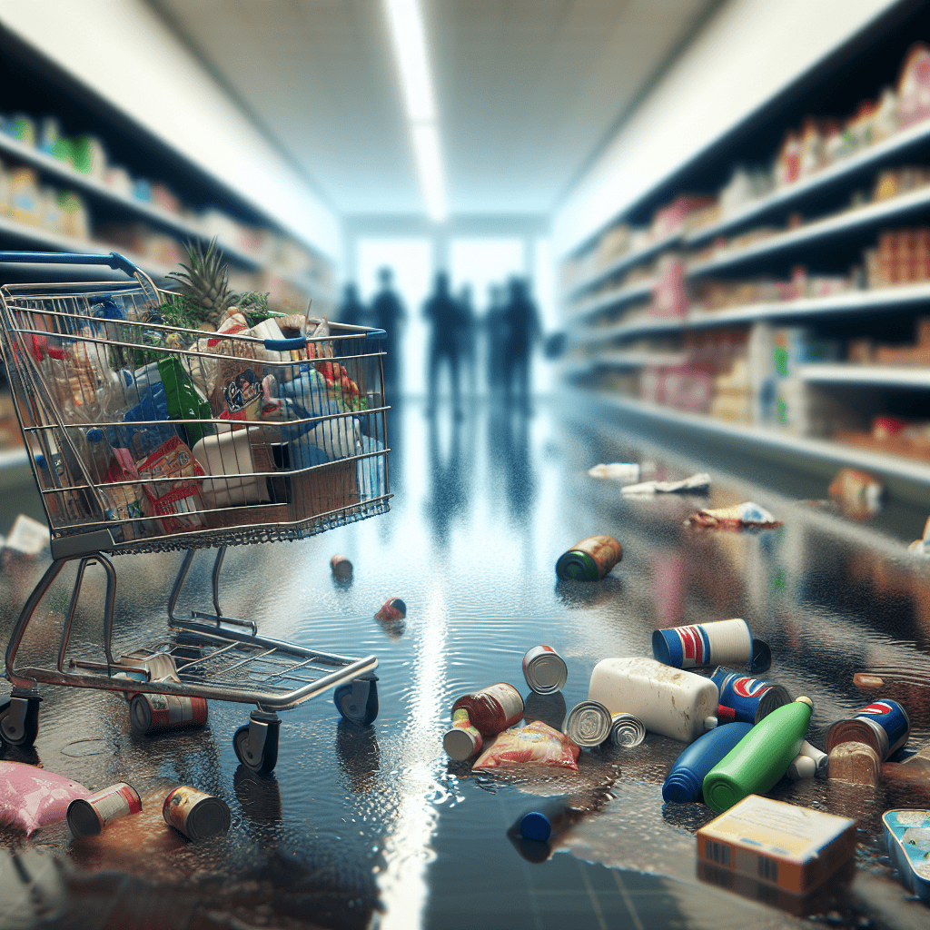 Illustration of Post-flooding challenges for consumers