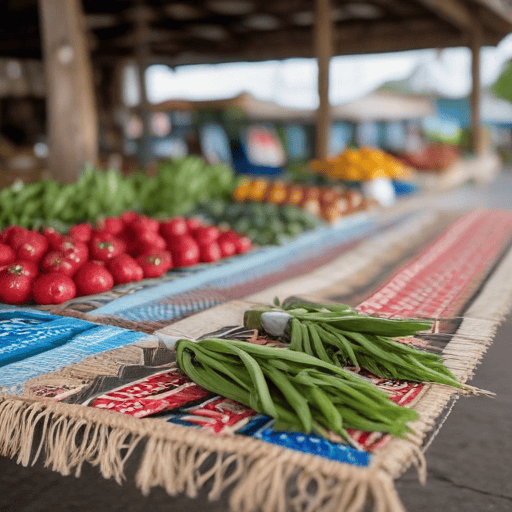 Illustration of Vendors without stalls