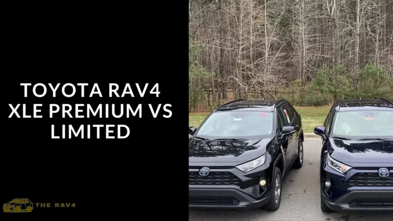 toyota rav4 xle premium vs limited