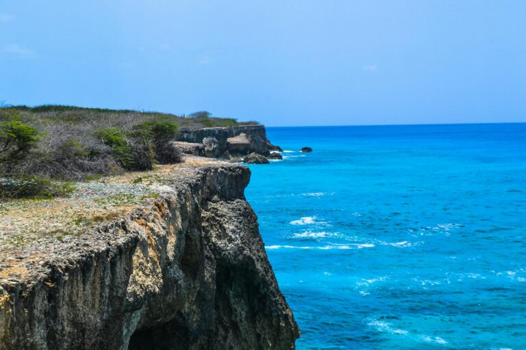 sea shore cliff view