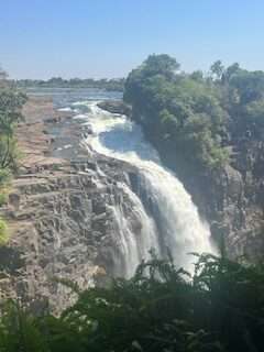 The best time to visit Victoria Falls is from February to May, right after the summer rains, when the waterfall is at its peak flow.