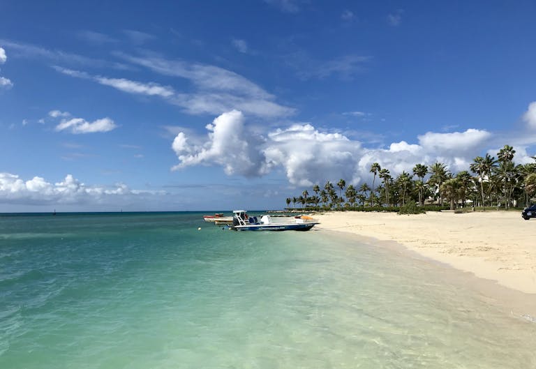 A Boat Docked near the Seashore