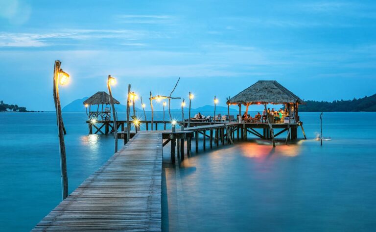 brown wooden bridge