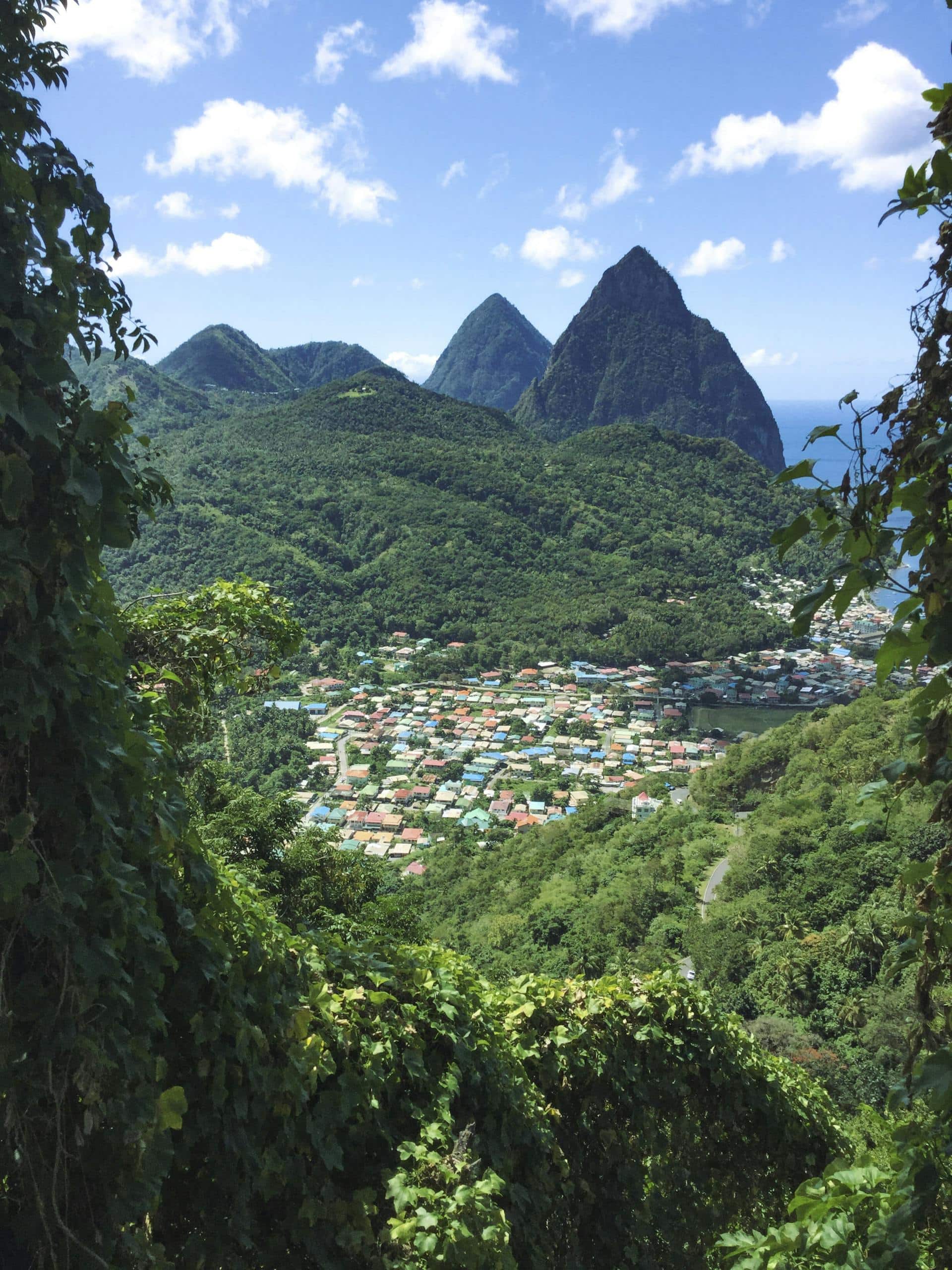 Photo of a Town in a Valley