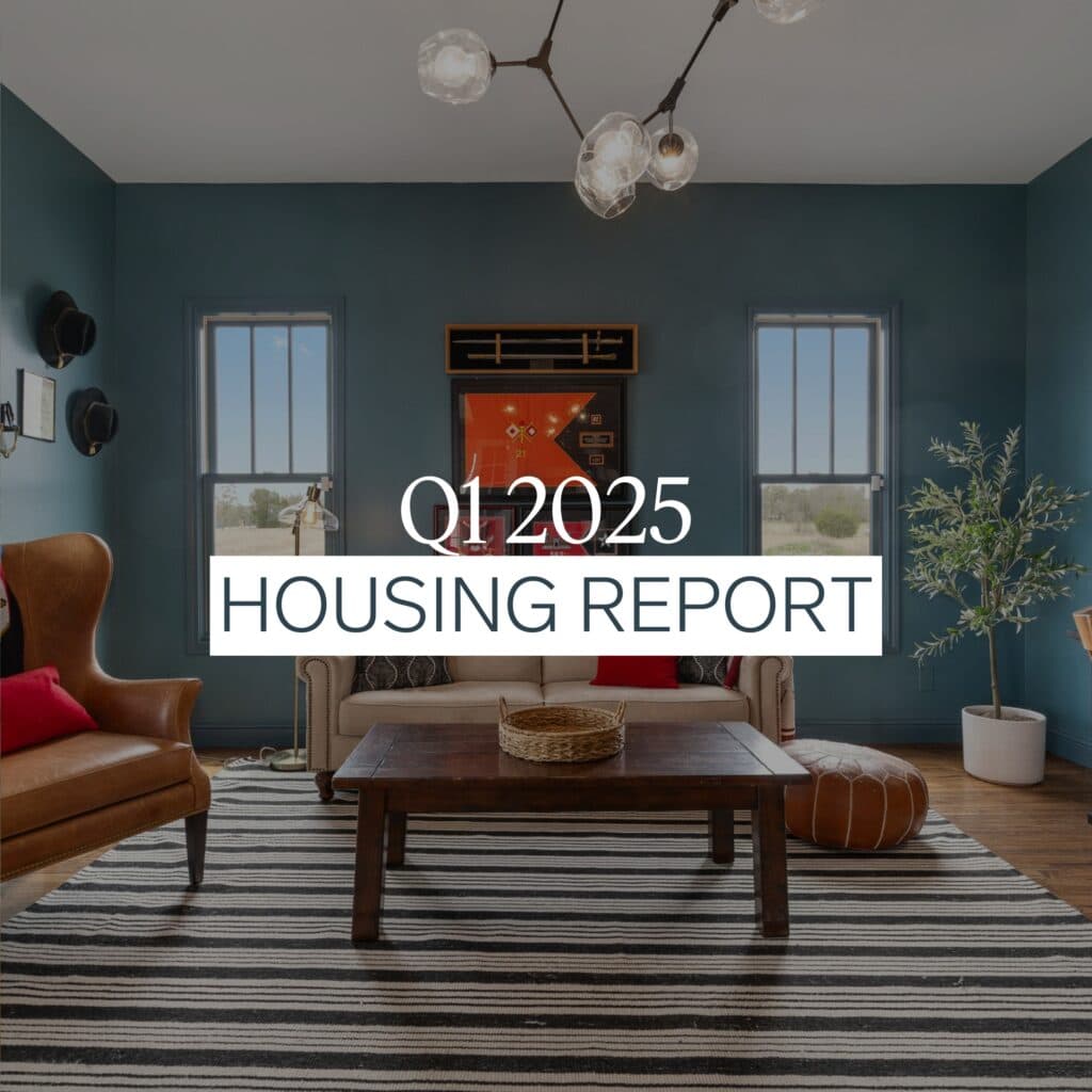 An image that shows 1 Housing Report Q1 2025