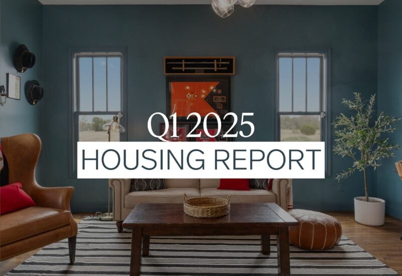 An image that shows 1 Housing Report Q1 2025