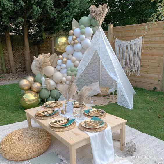 Boho tea party