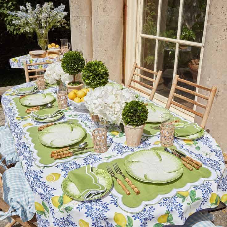 Lemon inspired tea party