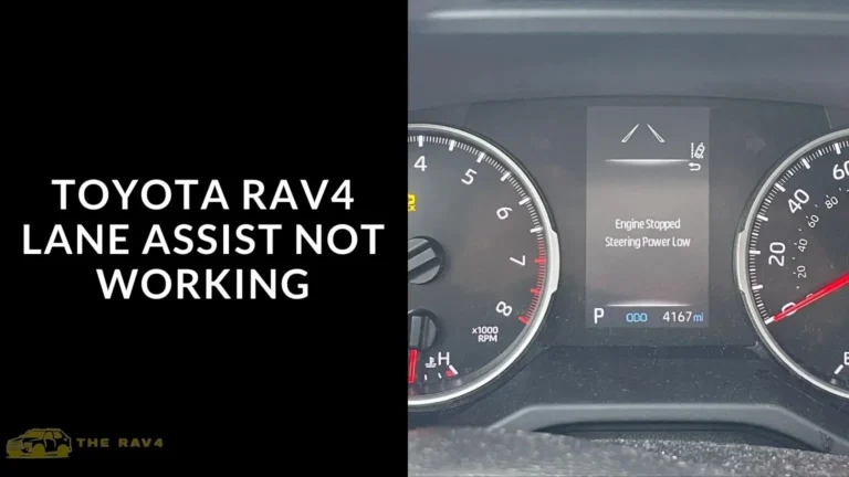 toyota rav4 lane assist not working