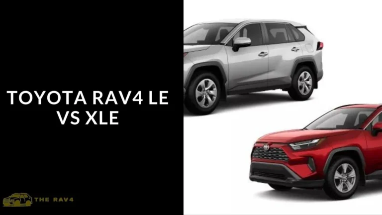 toyota rav4 le vs xle