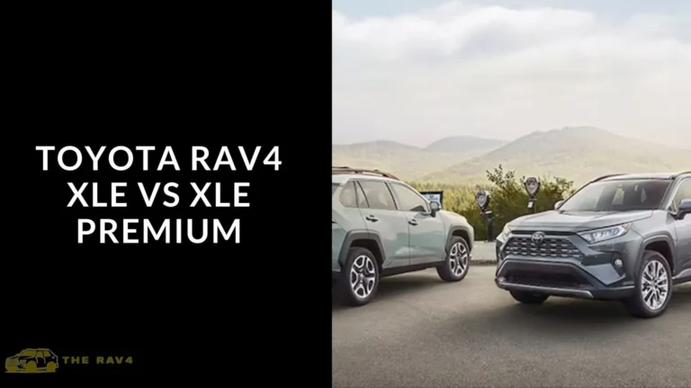 toyota rav4 xle vs xle premium