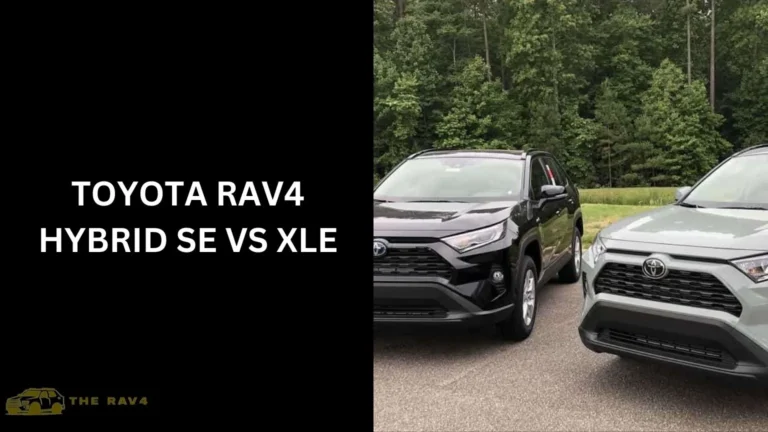 toyota rav4 hybrid se vs xle