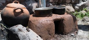Community stove in cusco