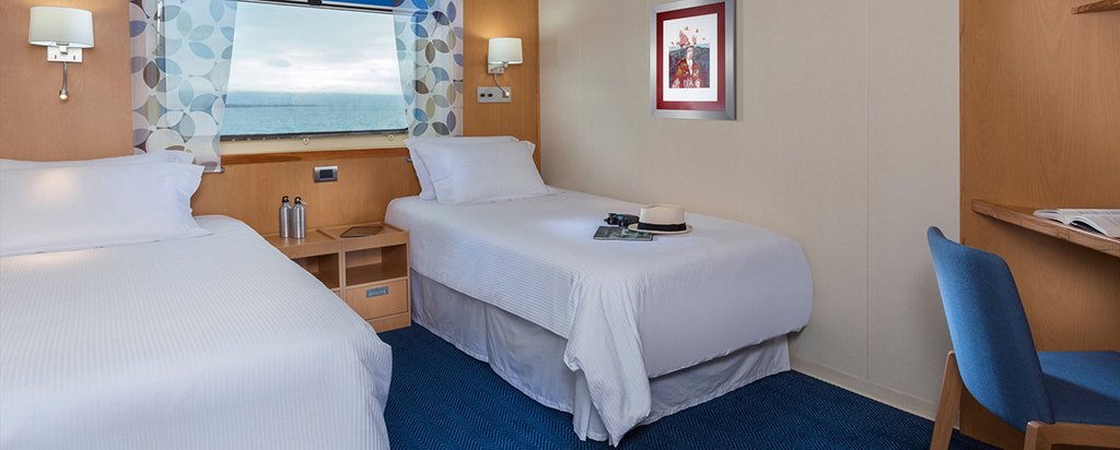Galapagos Cruise Santa Cruz II Cruise Expedition Deck Explorer Twin Cabin