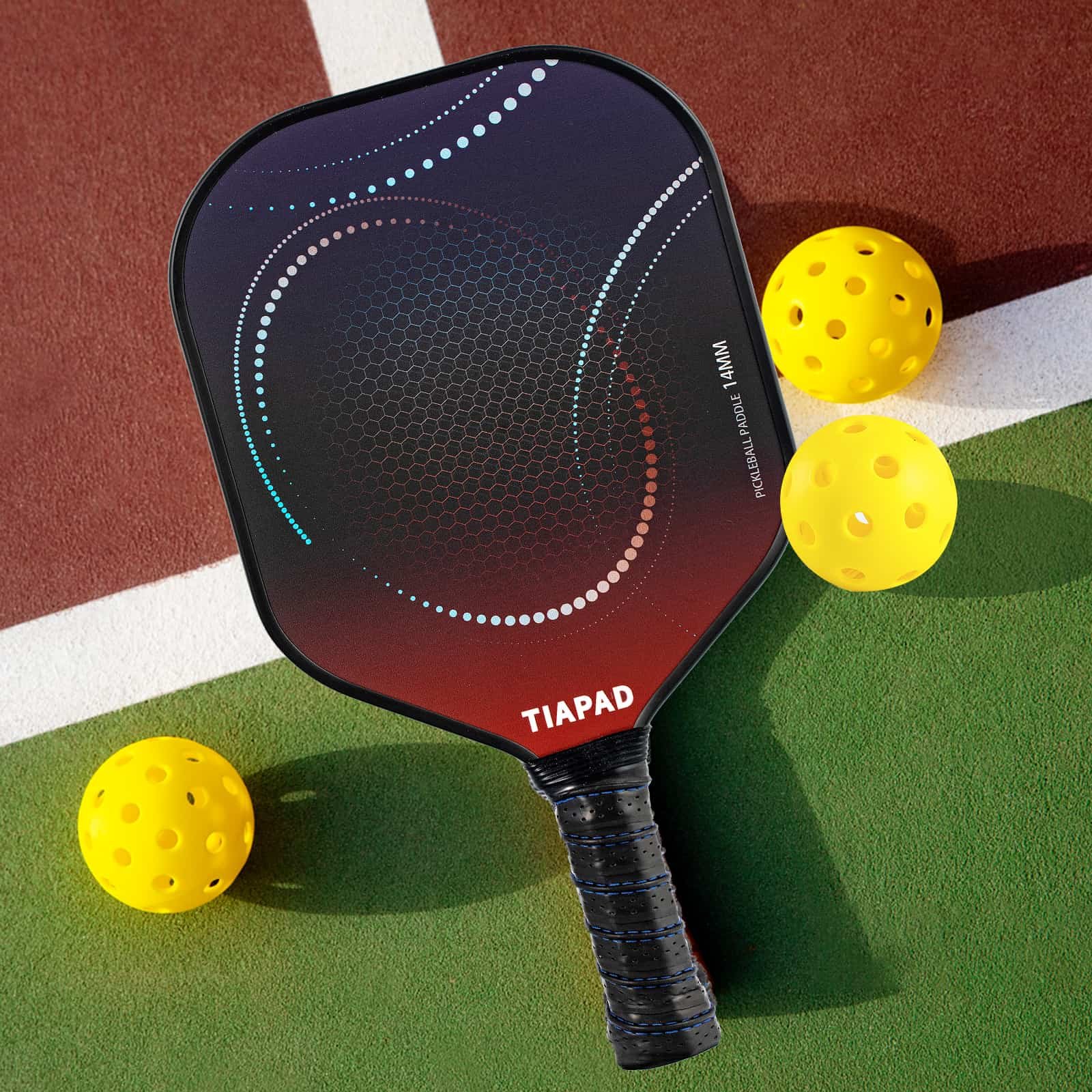 TIAPAD Carbon Fiberglass Pickleball Paddle_06