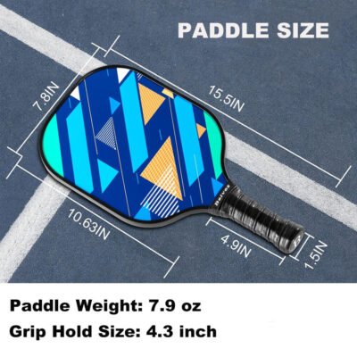 Beives BE3 Middleweight Graphite Pickleball Paddles - Image 4