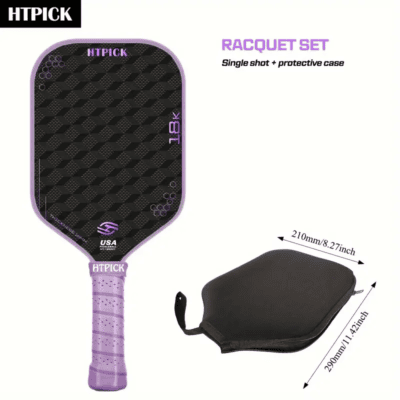 HTPICK 18K Carbon Fiber Pickleball Paddle - Image 9