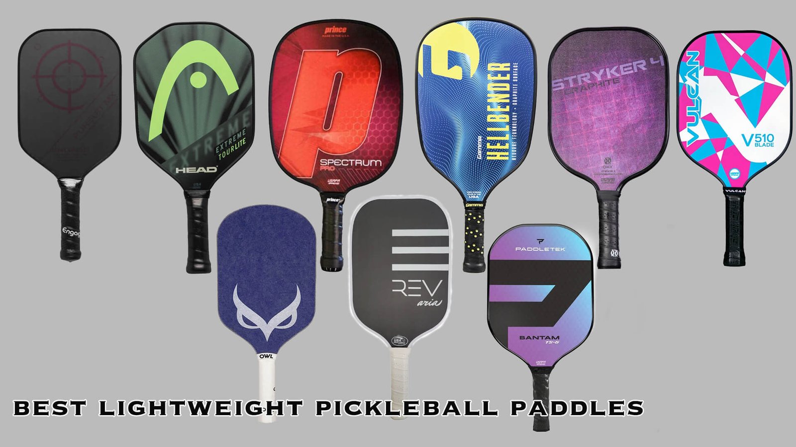 best lightweight pickleball paddles