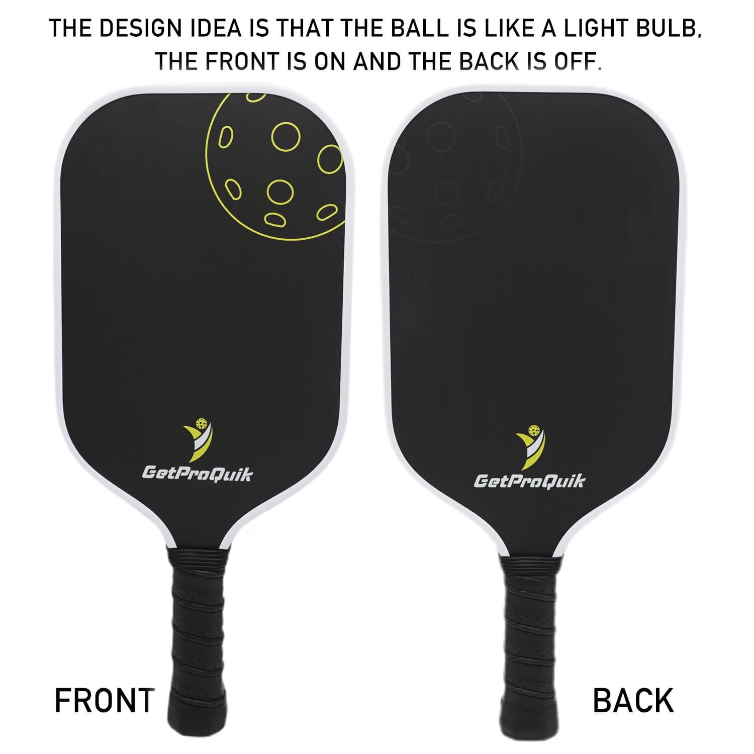 getproquik switch t700 carbon fiber pickleball paddle for beginner_03
