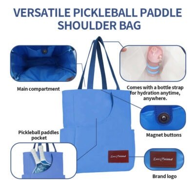 Luzz Versatile Pickleball Paddle Shoulder Bag - Image 5