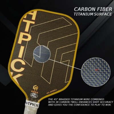 HTPICK Titanium T800 Carbon Paddle - Image 3