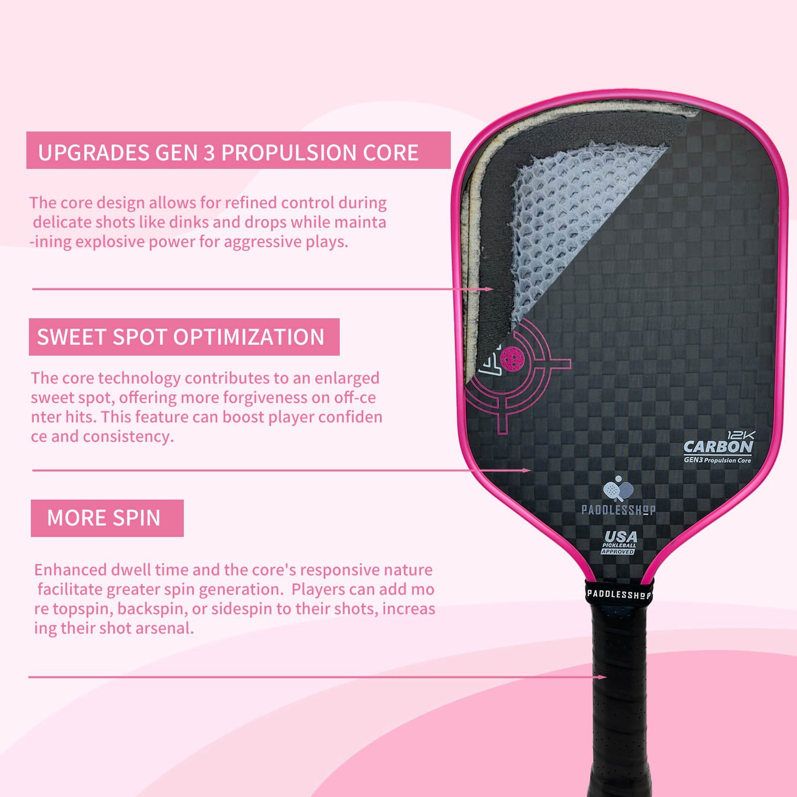 paddlesshop planker paddle of gen3 core