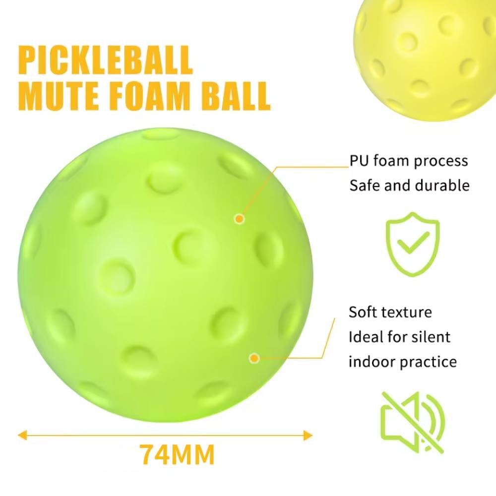 Quiet Foam Pickleballs