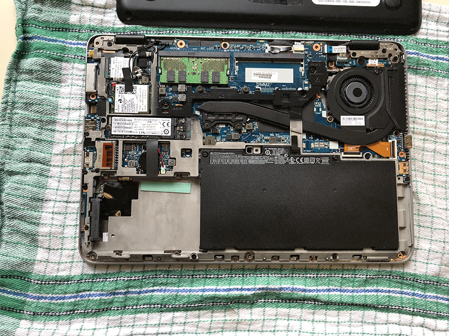 Hp EliteBook 840 G3 ouvert