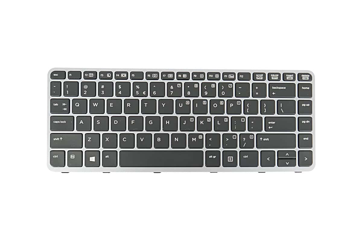 Clavier Anglais pour ordinateur portable HP parmi les modèles suivants : 1040 G1, 1040 G2.