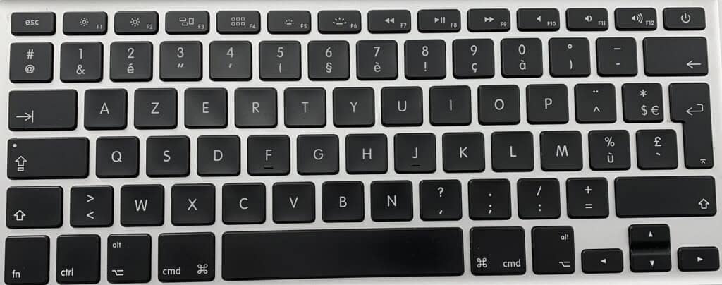 Clavier Mac - AZERTY Belge