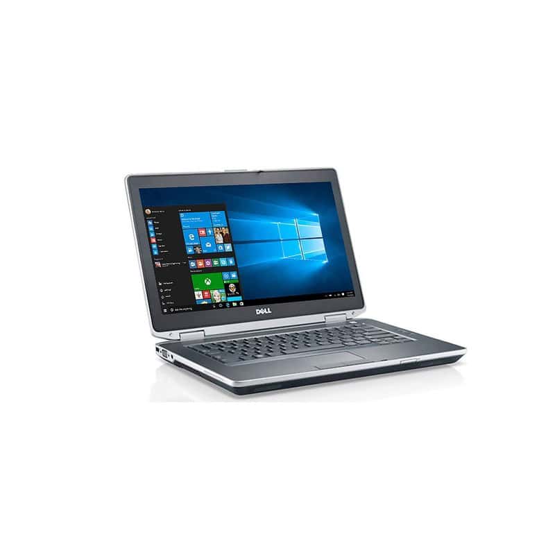 Ordinateur portable Dell sous Windows 10, écran ouvert avec interface utilisateur visible.