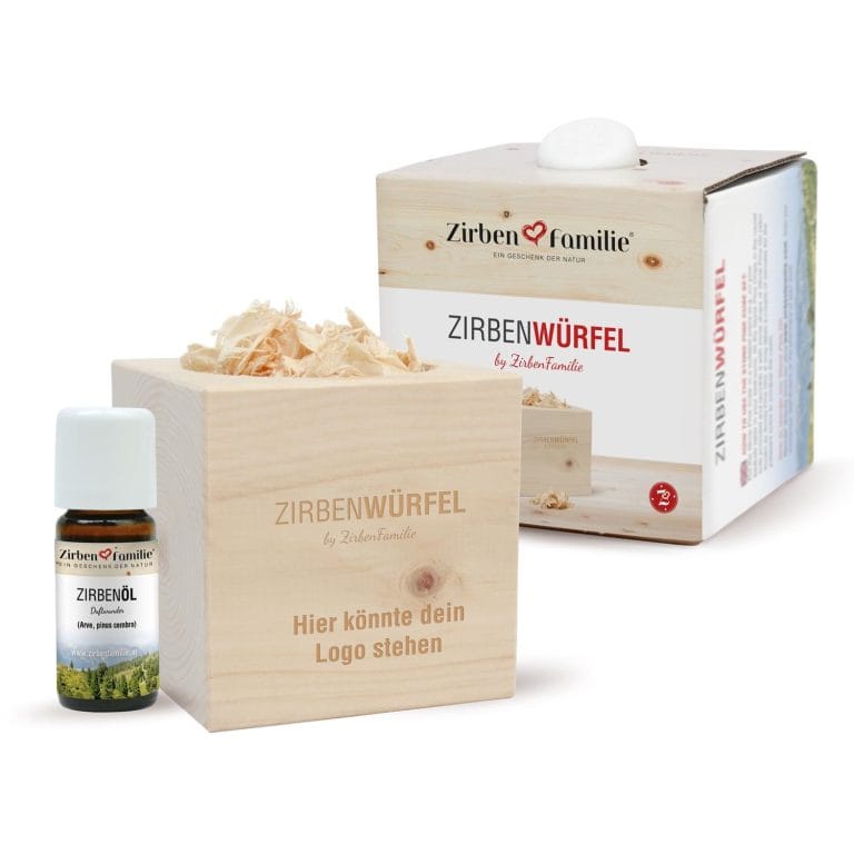 zf zirbenwuerfel set personalisierbar