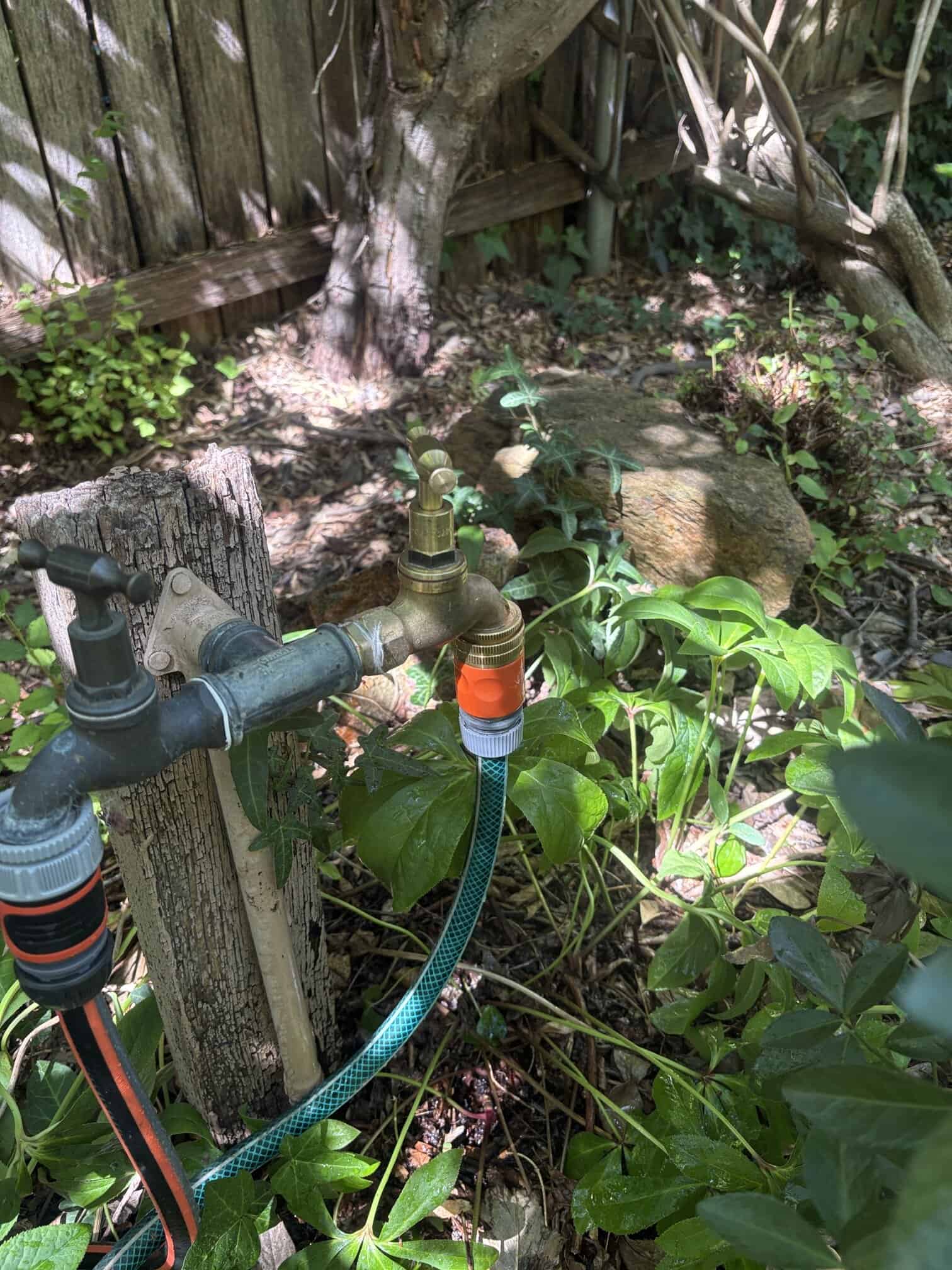 New garden tap replacement in Yarralumla after emergency plumbing call-out.
