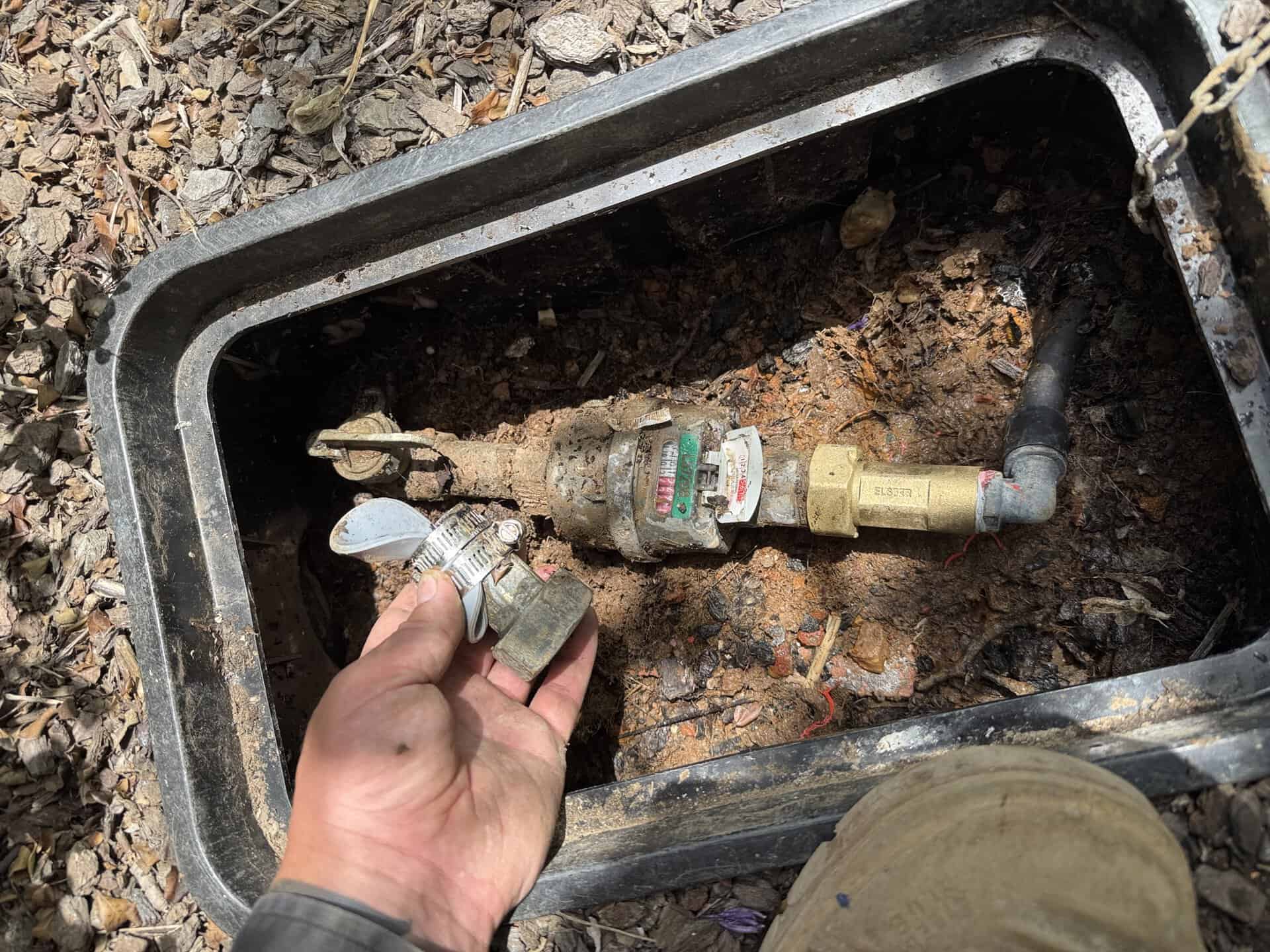 Completed burst mains repair in Hackett ACT