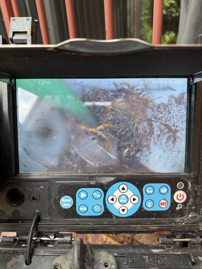 blocked stormwater pit and old pipework in Curtin Canberra