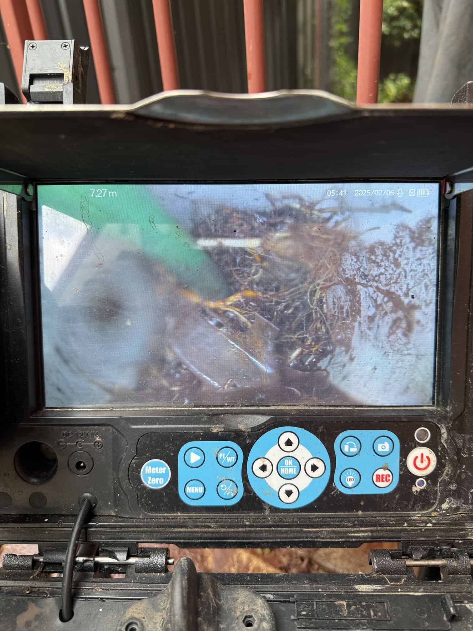 blocked stormwater pit and old pipework in Curtin Canberra