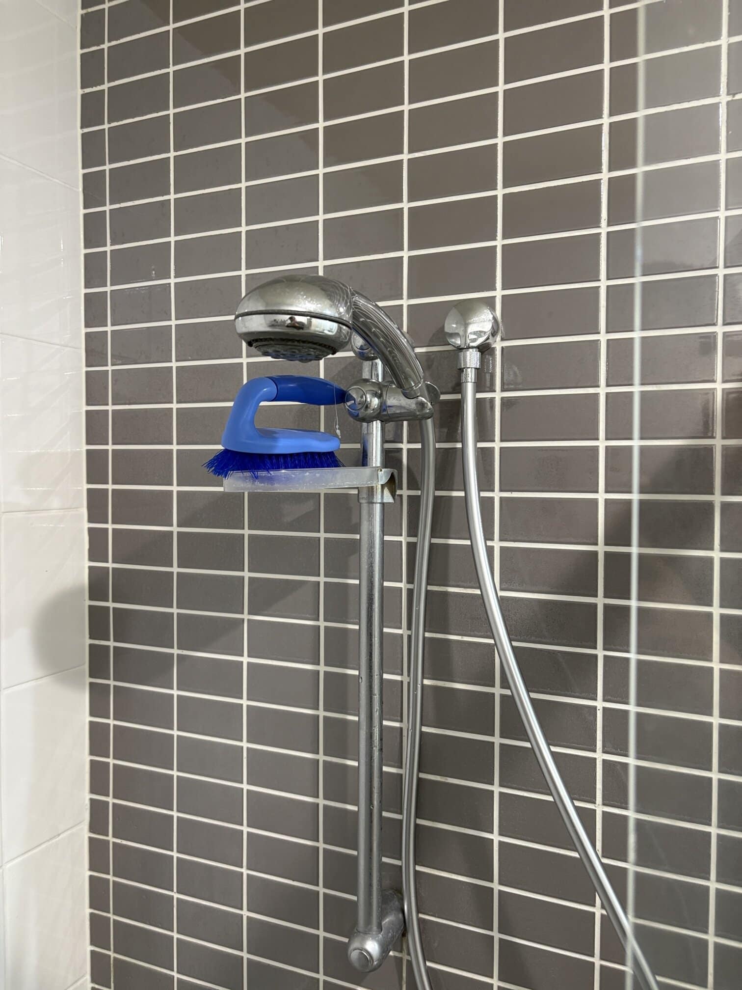 Grohe Silverflex shower hose and new mixer installed in Phillip bathroom.