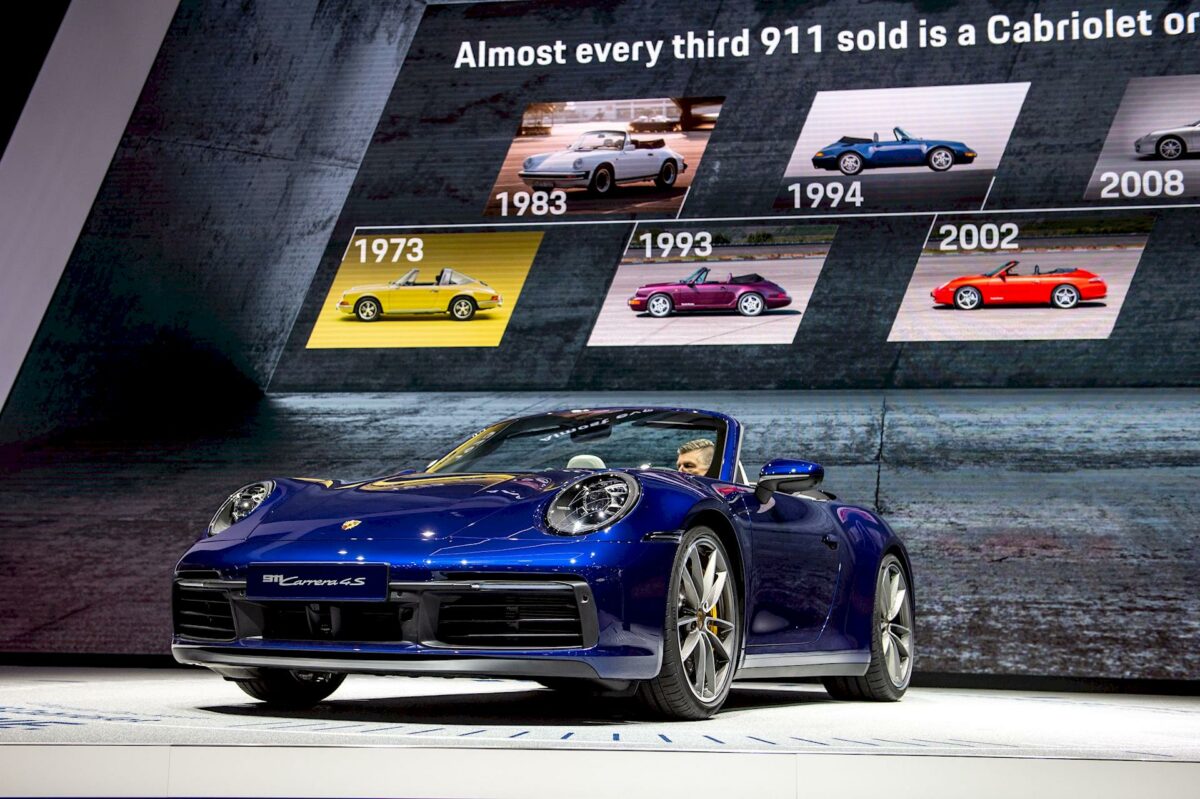 Porsche 911 Cabriolet al Salone di Ginevra